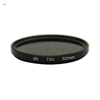 REV 52mm Infrared Infra-red IR Pass X-Ray Lens Filter 720nm 720 Optical Glass
