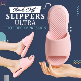 Ms Ultra-suave zapatillas para las mujeres EVA dedo del pie abierto sandalias antideslizantes zapatos de ducha para casa interior baño dormitorio