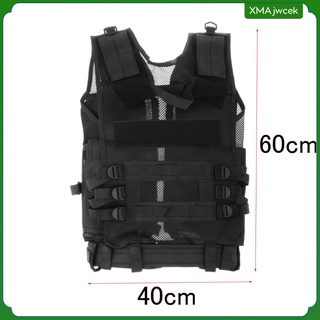Men\\\'s 600D Military Tactical Waistcoat Vest for Outdoor Camping Hunting Fishing