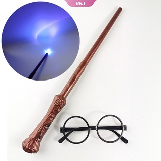 Varita de Harry Potter Hermione Dumbledore Voldemort Harry Plastic Magic Wand Glow Accesorios de cosplay Regalo de Halloween Regalo de Navidad 【KU2】