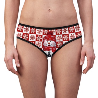 Christmas Underwear Couple Women'S Panties White S Ready Stock (7)
