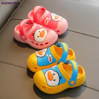 Niños s sandalias de verano niños y niñas de dibujos animados Baotou agujero zapatos para bebés de 1-3 años de edad 2 bebé antideslizante sandalias de playa y zapatillas
