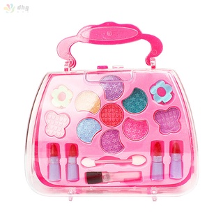 Princesa juguetes niña maquillaje herramientas conjunto maleta cosmética pretender juego Kit niños (3)