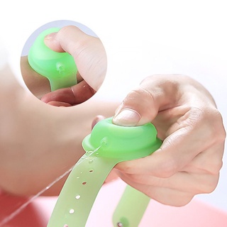 Silicone Hand Sanitizer Bracelet With Bottle Portable Disinfectant Bracelet