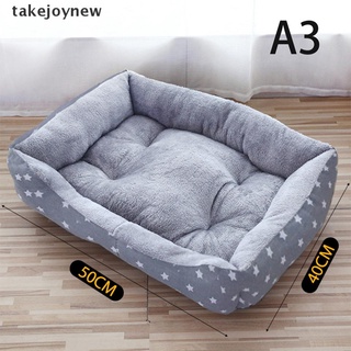 [takejoynew] cama de mascotas casa perro sofá cama cama gato cojín cálido acogedor suave nido de felpa