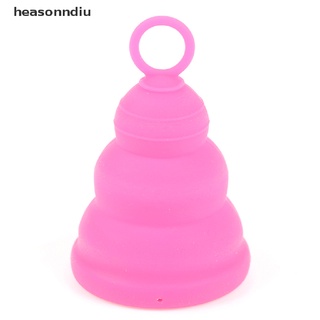heasonndiu - copa menstrual de silicona plegable para higiene femenina