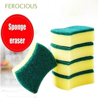 ferocious 5/10pcs hogar magia esponja borrador lavado limpio accesorio duster toallitas de melamina esponjas de tela de microfibra nano herramientas de cocina limpieza de platos
