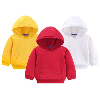 [tops para niños]suéter con capucha para niños ropa de primavera y otoño 2021 nuevo bebé niñas casual color puro sudadera marea