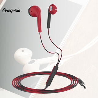 [gre] universal portátil de 1,2 m estéreo de música con cable auriculares intrauditivos auriculares deportivos para juegos