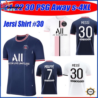 Talla: s-4xl 2021/2122 PSG Paris Saint-Germain Messi No.30 No.7 No.10 camiseta de entrenamiento de jersey en casa temporada más reciente: