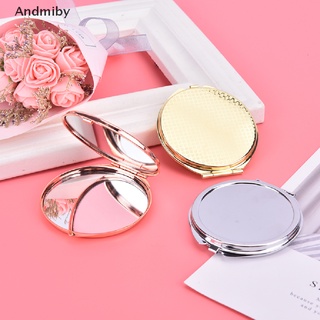 [ady] espejo de maquillaje compacto espejo de aumento cosmético bolsillo maquillaje espejo para viaje espejo ydj