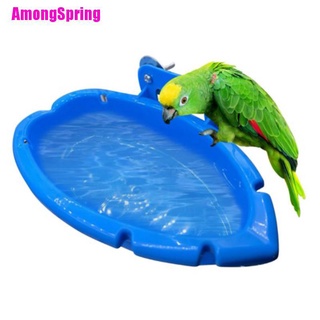 [entre Primavera] versátil jaula de plástico para pájaros, lavabo para mascotas, pequeño loro, bañera, alimentación