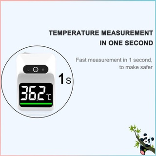 *+*Best*+* termómetro infrarrojo montado en la pared termómetro de la frente termómetro automático de prueba de temperatura sin contacto fiebre alarma