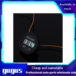 Gugus 12V 24V DC impermeable coche LED pantalla Digital voltímetro zócalo medidor - intl