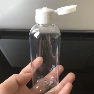 VANAS 50/60/100ML Loción Tarro De Plástico Recargable Vacío Contenedor Dispensador De Botellas De Maquillaje Exprimir Botella De Champú Transparente (5)