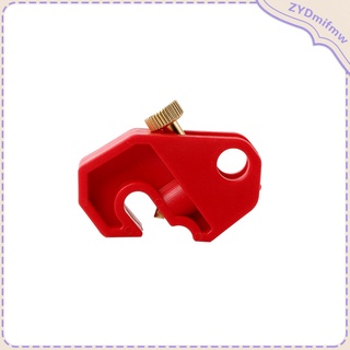 interruptor universal de 10 mm, color rojo, con tornillo trenzado, pasador de seguridad