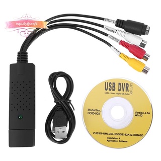 vhs vcr adaptador de audio y video tarjeta de captura usb para dvd convertidor de tarjeta de captura
