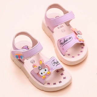 Sandalias de niña lindo de dibujos animados bebé zapatos de playa de 1-6 años de edad sandalias de los niños antideslizante suave soled niños princesa zapatos de 1-