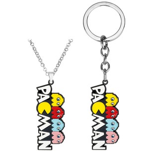 Games Pac-Man Pixel Wars PACMAN Pendant Necklace Keychain Bag Pendant