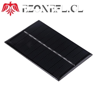 ezonefl 0.6w 5v panel solar estándar epoxi policristalino de silicona carga de la batería (1)