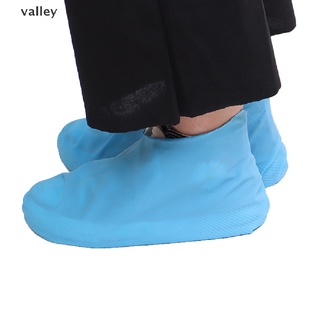 Valley Reusable Latex Waterproof Shoe Covers Anit-slip Rubber Rain Boots Overshoes CL