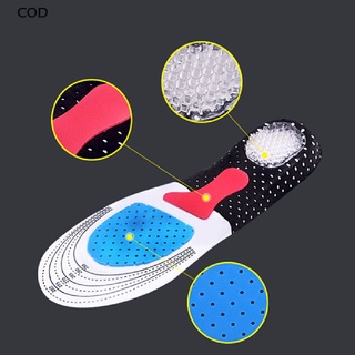 [COD] sport support cushion gel orthotic sport running insoles insert shoe pad arch HOT
