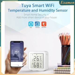 Doodle Smart Home WFI Temperature and Humidity Detector Wireless Temperature and Humidity Sensor Smart Link Alexa and Google Smart Audio examen