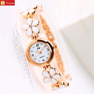Nuevo nuevo Jw1189 reloj De pulsera De cuarzo con flores a la Moda para mujer correa De aleación reloj De pulsera De damas Vestido relojes