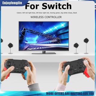 (Enjoyfenglin) Joystick compatible con Bluetooth inalámbrico para control Gamepad de 6 ejes