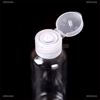 @sun 3Pcs 50/60/100ml botellas transparentes loción de viaje champú líquido contenedor de maquillaje (8)