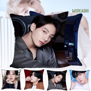 🙌 MOKABH productos del hogar BTS Concept Photo impresión de doble cara suave funda de cojín para el hogar sofá decoración o571
