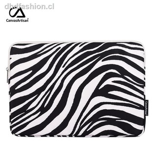 CanvasArtisan Fashion Zebra Patrón Portátil Bolsa Impermeable Tablet iPad Funda Para Macbook Air Pro 11/12/13/14/15 Pulgadas