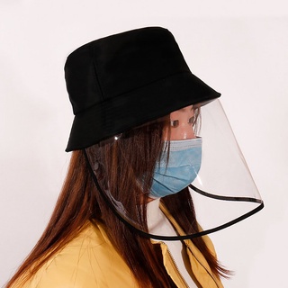 Ae Anti-spitting sombrero protector Anti-polvo y Anti-niebla a prueba de polvo cubierta gorra sombrero práctico sombrero tapas portátil