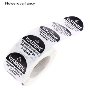 FFCL 500pcs Blanco Y Negro Adorable Advertencia : Etiquetas Adhesivas De Felicidad Extrema Caliente