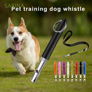 sarina con cuerda silbatos de entrenamiento silenciosos llavero accesorios para perros silbato de entrenamiento mascotas ultrasónico supersónico herramienta de obediencia cachorro dejar de ladrar aleación repelente ultrasónico/multicolor