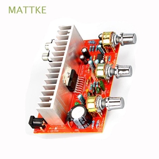 MATTKE DC12V Amplificador De Potencia Amplificación TDA7377 Placa Amplificadora Sonido Estéreo 40W + 40W Coche Audio Digital 2.0 Canal Módulo/Multicolor