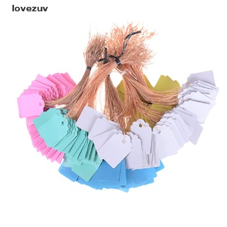 lovezuv 100pcs joyería ropa mercancía jardinería marca etiqueta precio etiquetas 3.5*2.5 cm cl