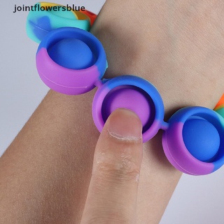 jbcl pop fidget pulsera reliver estrés juguetes arco iris push it burbuja antiestrés juguetes jalea (7)