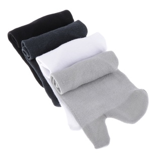 4 pares de hombres algodón split 2 dedos calcetines tabi calcetines estilo japonés calcetines transpirables