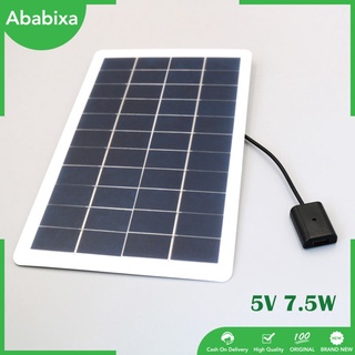 5v 5W Panel Solar cargador USB puerto policristalino silicona cámara de viaje teléfono celular cargador para montar al aire libre impermeable jardín luces de pared (9)