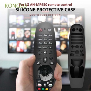 Ronglu Anti-caída suave Smart TV MR18BA MR19BA Control remoto cubierta de Control remoto funda protectora/Multicolor
