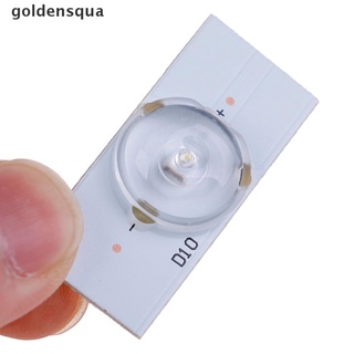 [goldensqua] 20 cuentas de lámpara smd de 3 v 6 v con lente óptica fliter para reparación de tv led de 32-65 pulgadas [goldensqua]