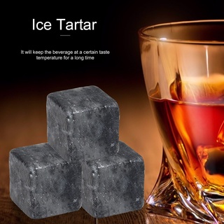 kiko 9 unids/caja whisky piedras cubos de hielo bebidas refrigerador rocas tártaro de hielo vino piedra