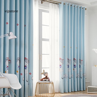 vipstore.cl cortina de filtro de luz de poliéster suave con aislamiento térmico, tratamiento de ventana opaca para dormitorio (1)