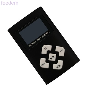 Mini reproductor De Música Digital Usb Mp3 Portátil compatible con tarjeta Micro Sd/Tf con pantalla Grande Mp3 Feedem (4)