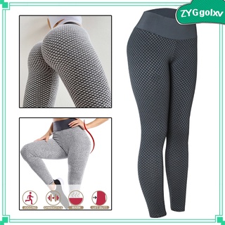 Women Leggings Textured Yoga Pants Fitness Running Activewear Seamless