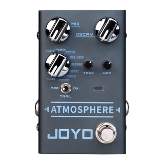 joyo atmosphere r-14 r series reverb pedal con efectos de ulación control de profundidad y función trail para guitarra eléctrica
