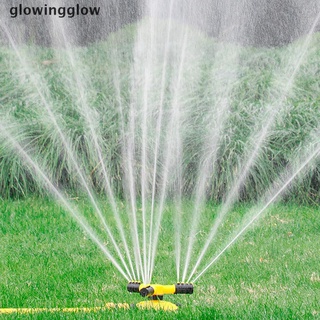 Glwg 360 Degree Automatic Water Sprinkler ABS Lawn Yard Watering Sprinkler Head Glow