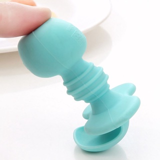 Cind Baby cuchara de alimentación tenedor conjunto de silicona suave vajilla de alimentación conjunto seguro cuchara de entrenamiento para bebé niñas niños (2)