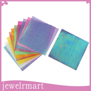 [JewelryMart] 50 piezas de papel de una sola cara mezcla de color perla brillante cartulina para fiestas DIY